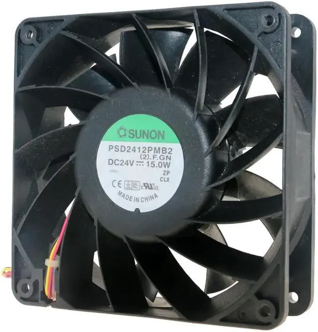 Alt view image 3 of 4 - PSD2412PMB2 120mm fan 12038 12cm  DC 24V 15.0W Double ball bearing large air volume inverter cooling fan