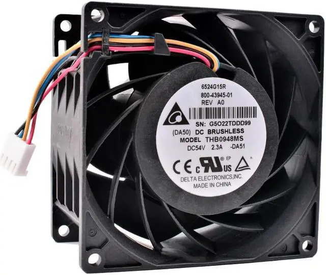 Main image of G5O22TDDD99 THB0948MS 9cm 9056 92x92x56mm DC54V 2.3A Large air volume booster server cooling fan