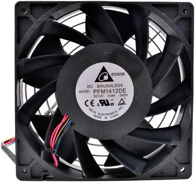 Alt view image 2 of 4 - PFM1412DE 14cm 14038 140x140x38mm DC12V 5.04A Server cooler large air volume supercharged cooling fan