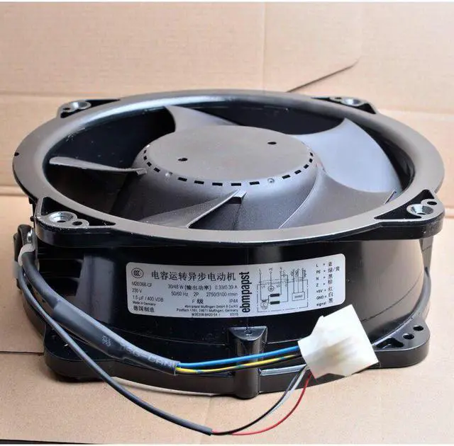 Alt view image 4 of 4 - W2E208-BA20-54 220V 230V industrial cabinet AC metal cooling fan