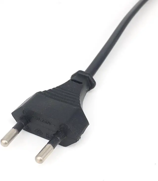 Alt view image 4 of 6 - 1pcs 3M EU Power cable cord Figure 8 C7 to Euro Eu European 2 pin AC Plug power cable cord for cameras,printers,notebook etc