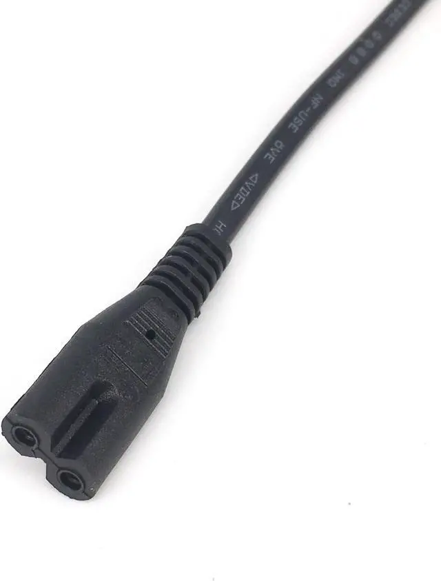 Alt view image 2 of 6 - 1pcs 3M EU Power cable cord Figure 8 C7 to Euro Eu European 2 pin AC Plug power cable cord for cameras,printers,notebook etc