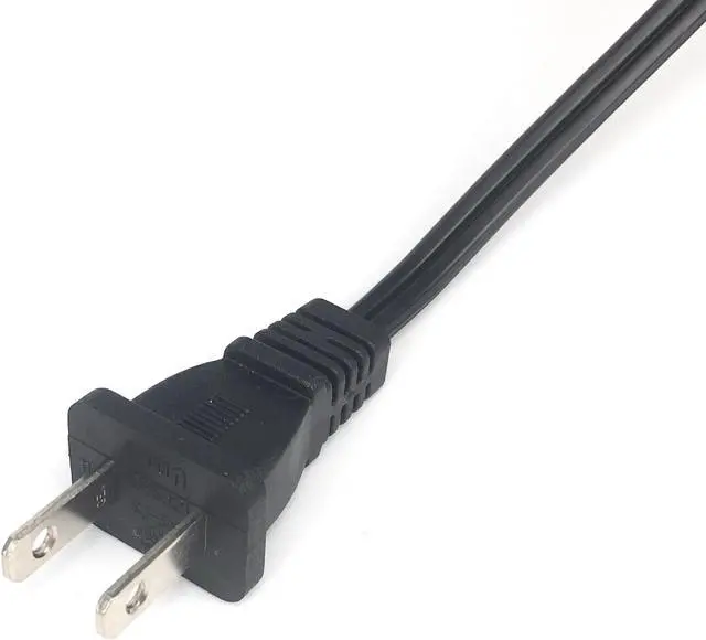 Alt view image 3 of 6 - AC power supply 2-Prong male/female extension Cord cable US plug,NEMA 1-15P To 1-15R AC Power Cord 10A (1M)