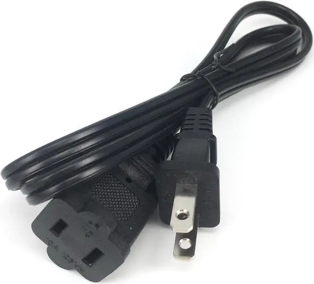 Alt view image 6 of 6 - AC power supply 2-Prong male/female extension Cord cable US plug,NEMA 1-15P To 1-15R AC Power Cord 10A (1M)