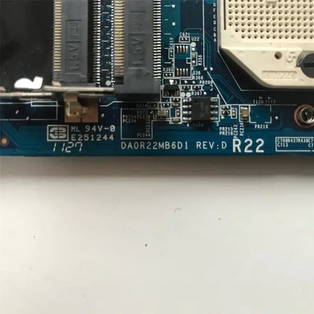 Alt view image 3 of 3 - 638856-001 DA0R22MB6D0 DA0R22MB6D1 Fit For H-P G4 G6 G7 Notebook Motherboard