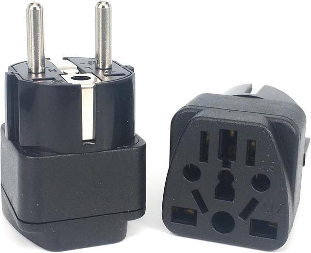 Universal AU UK US EU Plug Adapter US to EU Plug Converter Australian KR Euro  Travel Adapter Power Electric Socket AC Outlet