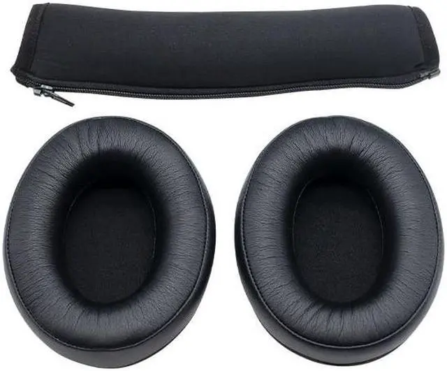 Main image of Replacement Foam Ear Pads Cushions for G01 Headphones High Quality Black PU Mesh Cloth Earpads(One Set (PU))