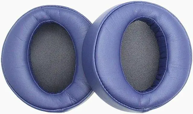 Main image of Replacement Leather Memory Foam Earpad Cushion Protein leather Earmuffs Cover for MDR XB950BT MDR-XB950BT Headphones(Blue)