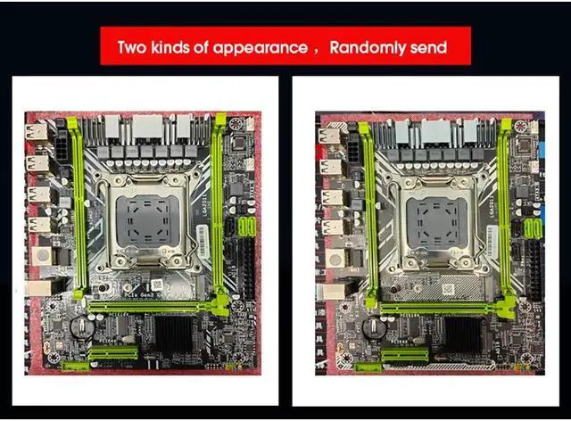 Alt view image 2 of 5 - X79 Motherboard LGA 2011 USB2.0 NVME M.2 SATA3 Support E5 V2 CPU ECC DDR3 RAM Memory X79 D2