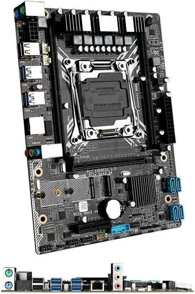 Alt view image 2 of 5 - X99-GT Motherboard X99 LGA 2011-3/4 Dual Channels Support 2X32G  DDR4 for E5 2678V3/2620V3/2650V3/V4 Processors