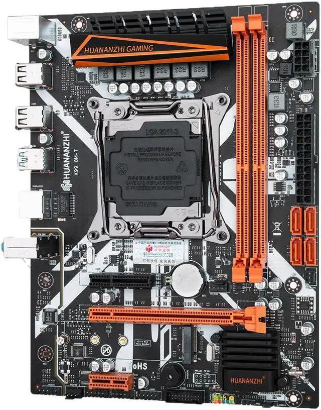 Alt view image 2 of 4 - X99 8M T Motherboard Support Intel XEON E5 CPU DDR3 RECC Memory M.2 NVME USB3.0 Server