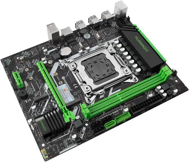 Alt view image 2 of 4 - X79 6M Motherboard Intel xeon E5 LGA2011 All Series DDR3 RECC NON-ECC memory NVME USB3.0 processor C2/V1/V2