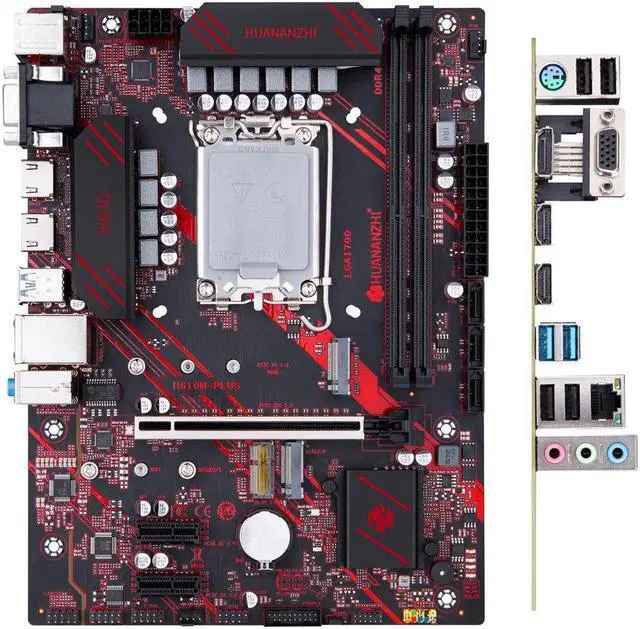 Alt view image 4 of 4 - LGA1700 H610M PLUS Motherboard M-ATX DDR4 Support Intel LGA 1700 CPU 12100F 12400F 12490F 12600F 12700F 13600F