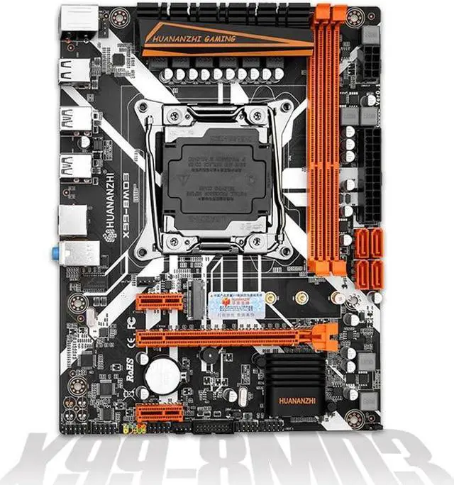 Alt view image 2 of 5 - X99 8MD3 Motherboard Intel xeon E5 X99 LGA2011-3 All Series DDR3 RECC NON-ECC memory NVME USB3.0 ATX