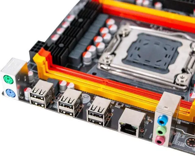 Alt view image 5 of 5 - X79M Motherboard LGA 2011 CPU Xeon E5 Support ECC REG DDR3 128GB M.2 NVME NGFF SATA3.0 USB2.0 X79 Server Mainboard