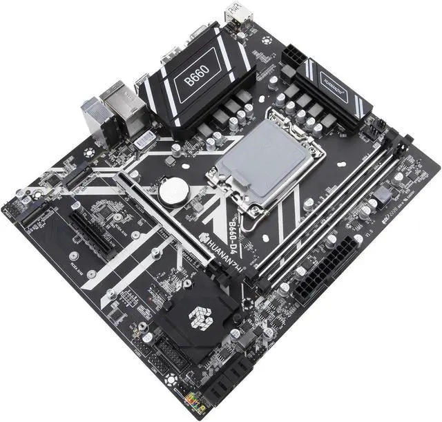 Alt view image 3 of 4 - B660 D4 Motherboard LGA 1700 M-ATX Support I-ntel C-ore 12 Gen DDR4 2400 2666 2933 3200MHz 64G M.2 NVME SATA3.0