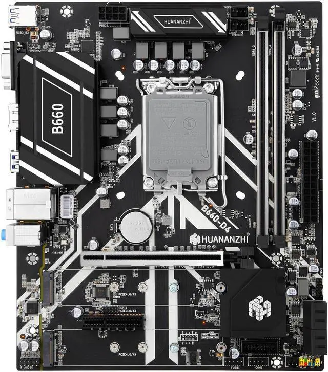 Main image of B660 D4 Motherboard LGA 1700 M-ATX Support I-ntel C-ore 12 Gen DDR4 2400 2666 2933 3200MHz 64G M.2 NVME SATA3.0