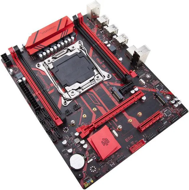 Alt view image 2 of 5 - X99 QD3 Motherboard Kit LGA 2011-3 Xeox with E5 2666 V3 32GB DDR3 RECC Support NVME X99 Motherboard Combo