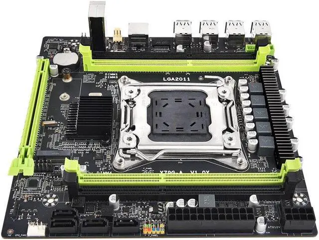 Alt view image 2 of 5 - X79 G A Motherboard M-ATX LGA 2011 Support Dual Channels DDR3 NVME M.2 Placa Mae for XEON E5 V1 V2 CPU