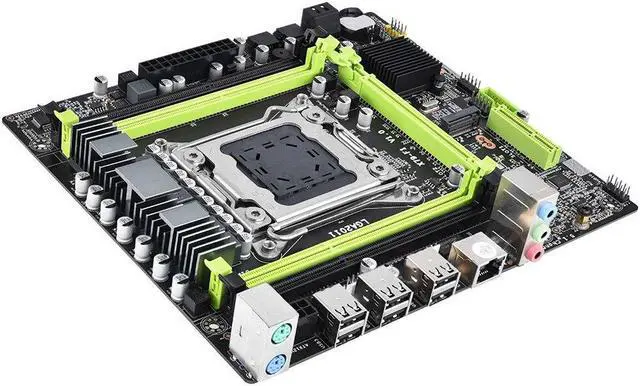 Alt view image 3 of 5 - X79 Motherboard Combo Set X79 F1 LGA2011 with E5 2620 V2 16GB DDR3 RAM Support NVME M.2 SSD Server Kit