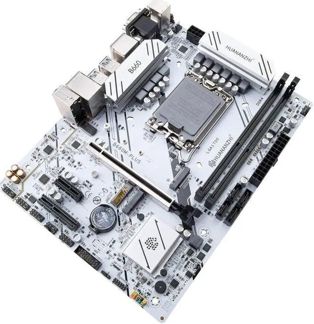 Alt view image 2 of 4 - B660M Motherboard LGA 1700 M-ATX DDR4 Support 12 13 Gen Intel CPU RAID 0/1/5/10