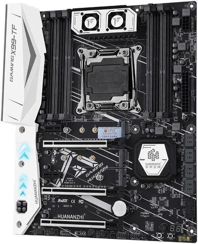 Alt view image 2 of 5 - X99 TF Motherboard Support Inter Xeon E5 DDR3 ECC REG Memory Lga2011-3 M.2 NVME WIFI Interface