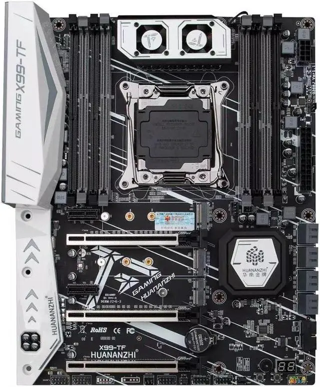 Main image of X99 TF Motherboard Support Inter Xeon E5 DDR3 ECC REG Memory Lga2011-3 M.2 NVME WIFI Interface