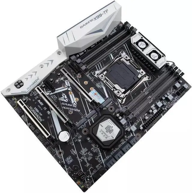 Alt view image 3 of 5 - X99 TF Motherboard Support Inter Xeon E5 DDR3 ECC REG Memory Lga2011-3 M.2 NVME WIFI Interface