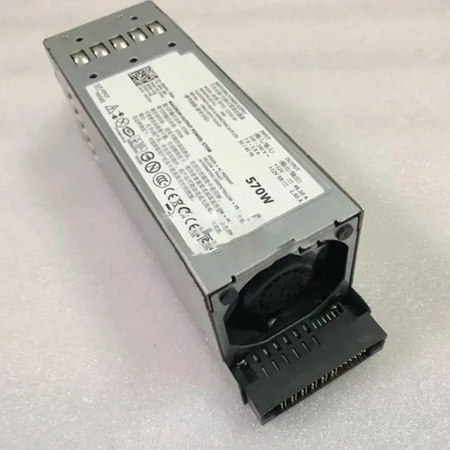 Alt view image 2 of 2 - For R710 T610 Server Power Supply C570A-S0 FU100 RXCPH VPR1M MYXYH 570W
