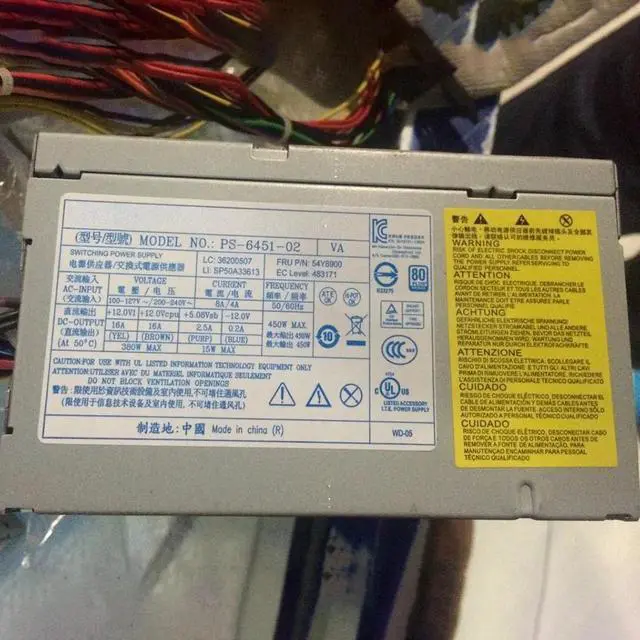 Alt view image 3 of 4 - for 530 Power Supply 350W CPB09-001B PS-6351-2 ATX0350D5WL PS-6451