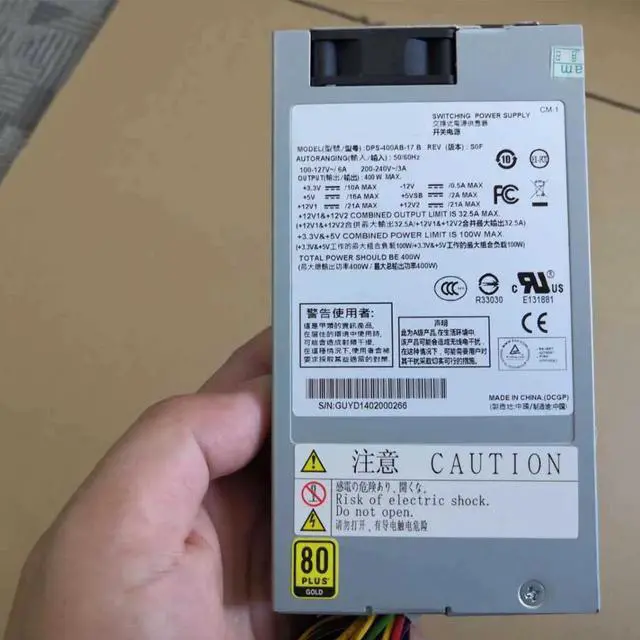 Alt view image 4 of 4 - For DPS-400AB-17 B Small 1U Desktop Computer Power Supply 400W