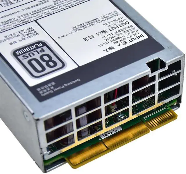 Alt view image 5 of 5 - For D-ELL R620 R720 T620 T720 D750E-S0 E750E-S0 Server Power Supply 750W Psu