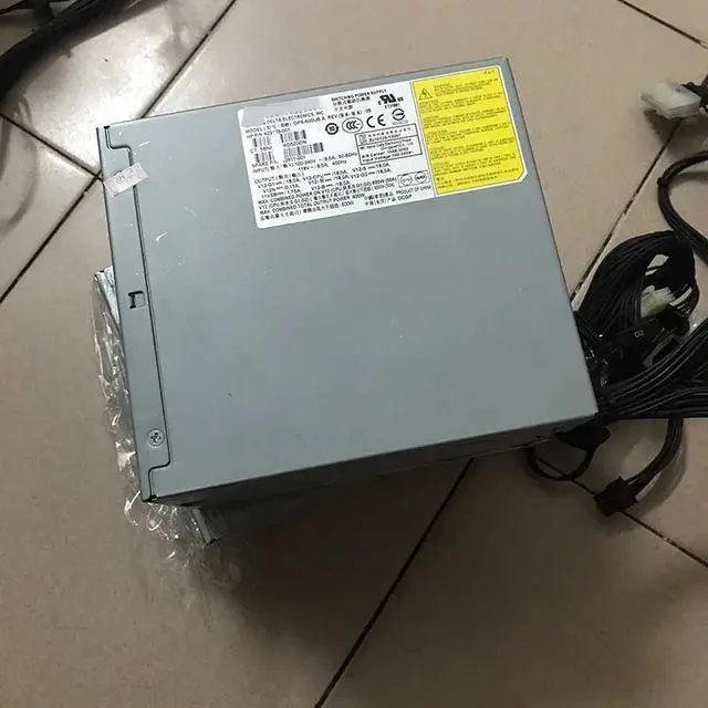 Alt view image 2 of 2 - For H-P Z420 Power Supply DPS-600UB A 623193-001 632911-001 600W Psu