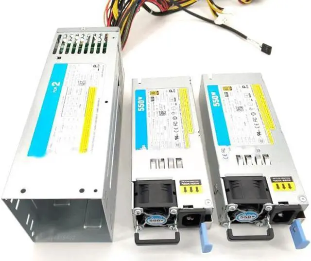 Alt view image 3 of 6 - For D-elta CRPS 2U Server AC-148A + DPS-550AB 550W Dual Power Modules Psu