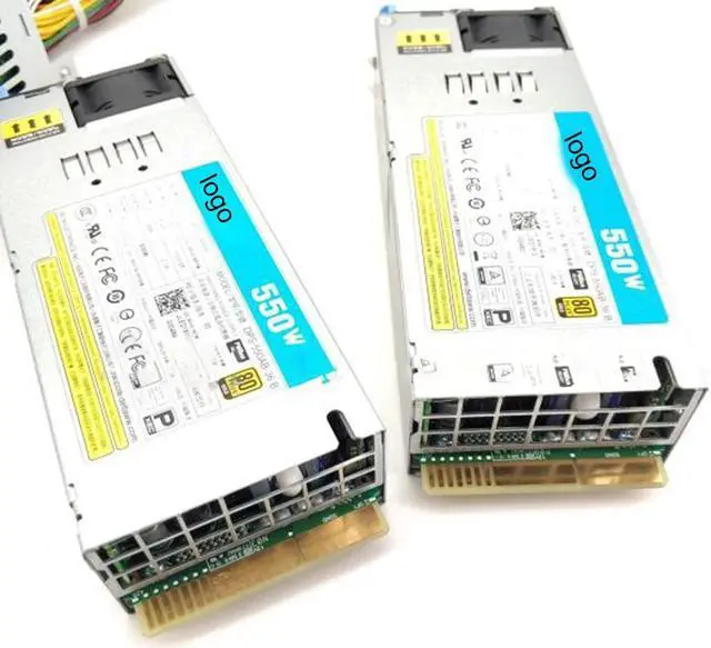 Alt view image 5 of 6 - For D-elta CRPS 2U Server AC-148A + DPS-550AB 550W Dual Power Modules Psu