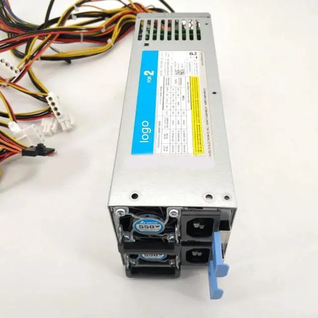 Alt view image 4 of 6 - For D-elta CRPS 2U Server AC-148A + DPS-550AB 550W Dual Power Modules Psu