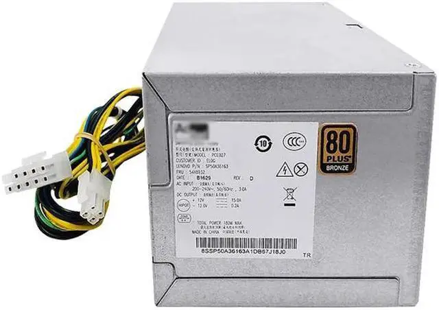 Alt view image 2 of 2 - 180W PCE027 Server Power Supply Adapter for W4095c M4200f-00 M4601c M4900c-00 T4900d T6900c 10PIN 4PIN