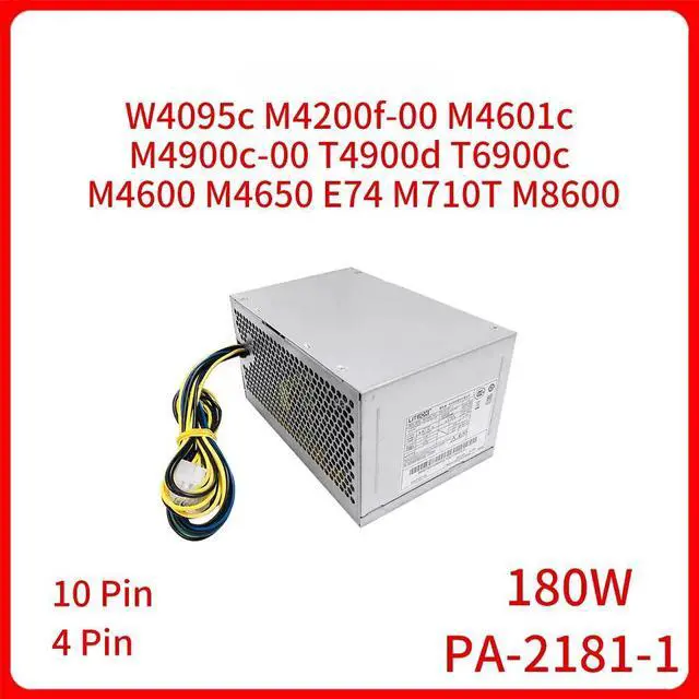 Main image of 180W PA-2181-1 Server Power Supply Adapter for W4095c M4200f-00 M4601c M4900c-00 T4900d T6900c 10PIN 4PIN