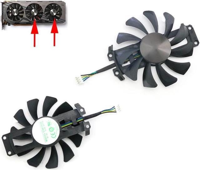 For Z-OTAC GTX970 980 AMP Edition Graphics Video Card Cooling Fan  GA81S2U(Middle or Right fan)