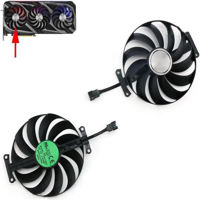 For A-SUS ROG RTX3070 3080 3090 STRIX Graphics Card Fan  T129215SU/CF1010U12S 7Pin(Left fan)