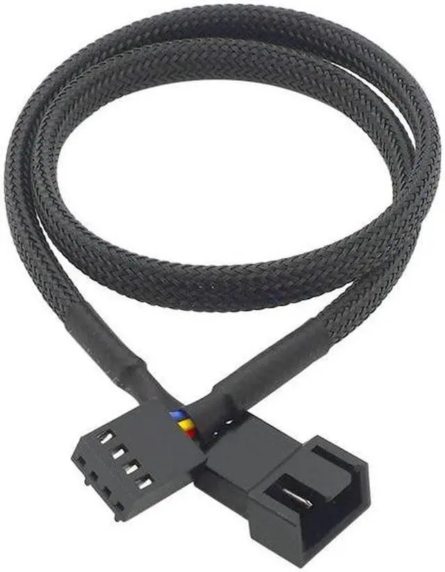 Main image of PWM Fan Splitter 4pin Adapter Cable 1 to 1 Computer CPU Cooler Fan Splitter PC Chassis Fan Extension Power Cable(27cm)