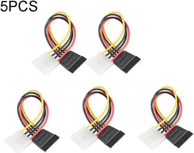 Main image of 4 Pin IDE to SATA 15 Pin HDD Power Adapter Cable Hard Drive Adapter Male to Female Molex SATA Power Cable(16CM)
(5pcs)