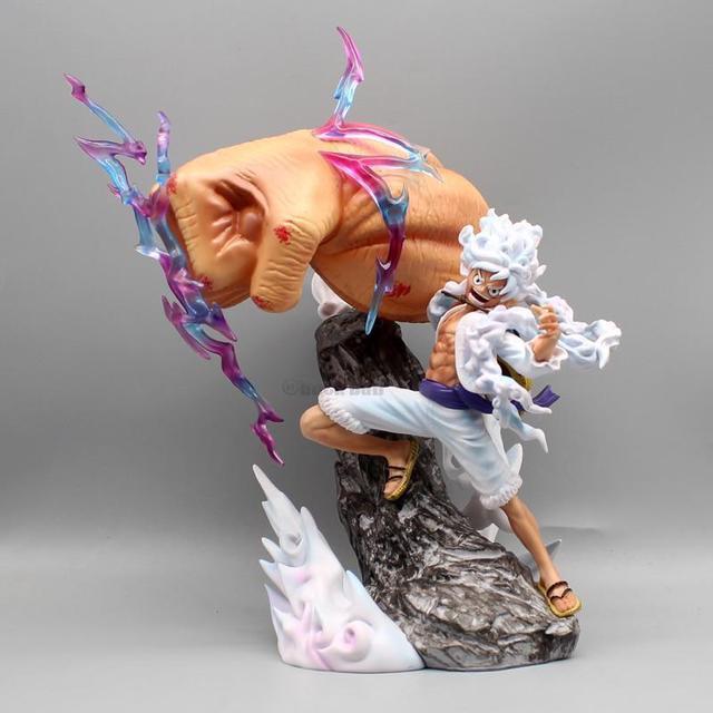 Anime One Piece Luffy Gear 5 Action Figure Statue