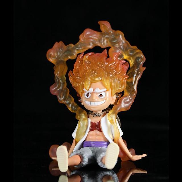 One Piece Action Figures - 10cm Luffy Sun God Nika Gear 5 PVC Model Figure  - ®One Piece Merch