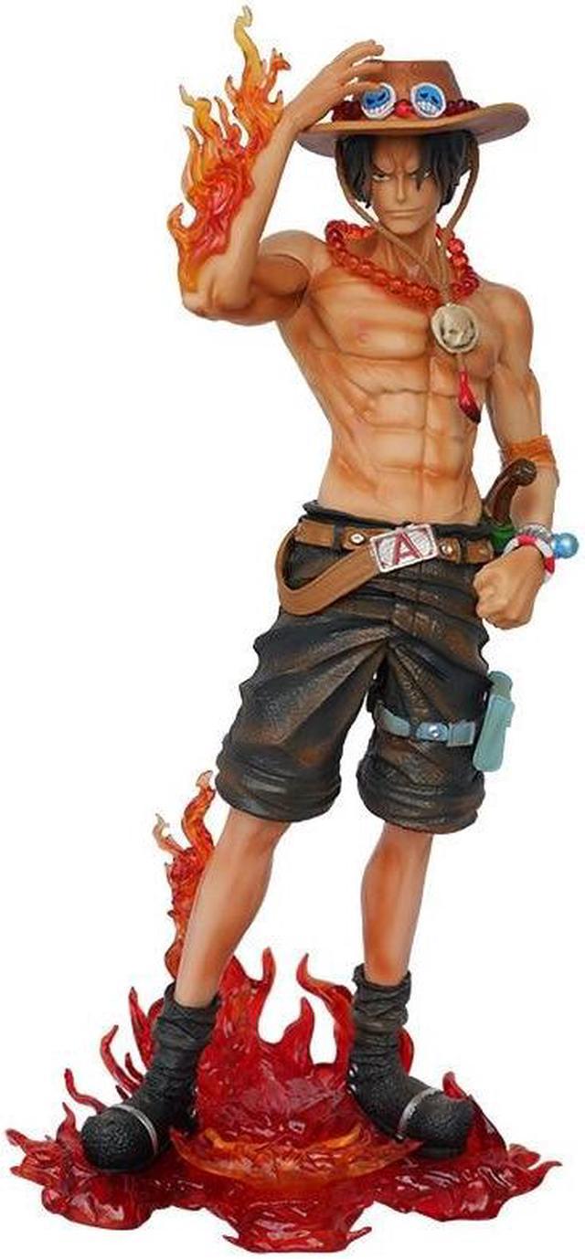 One Piece Ace Anime Action Figure Statue Character PVC Model Toys  Collection 7.09'' Great Christmas & Birthday Gifts 