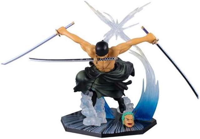 One Piece Luffy Figura Anime, Roronoa Zoro, Três-Blade, Sa-Máximo