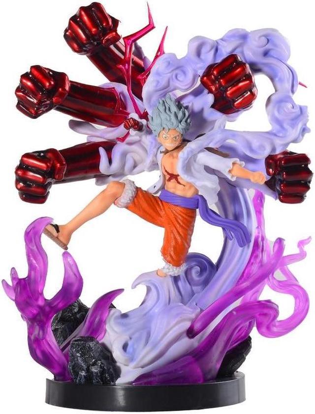 One Piece Luffy Gear 5 Anime Figure Bust Nika Joyboy Statue PVC