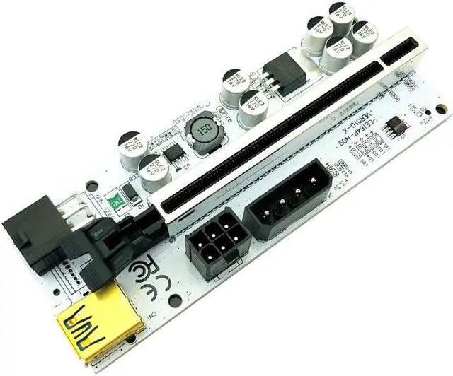 Alt view image 3 of 6 - PCIE Riser 010 010X Riser for Video Card Graphics Card GPU USB 3.0 Cable Cabo Riser PCI Express x16 for BTC Bitcoin Miner Mining
