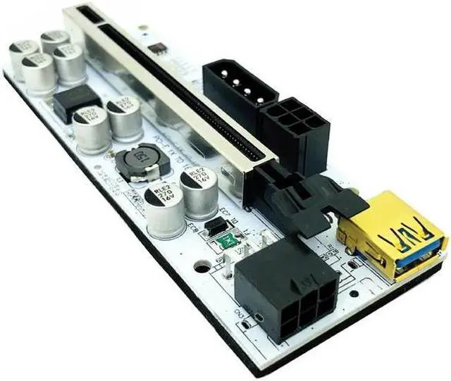 Alt view image 4 of 6 - PCIE Riser 010 010X Riser for Video Card Graphics Card GPU USB 3.0 Cable Cabo Riser PCI Express x16 for BTC Bitcoin Miner Mining