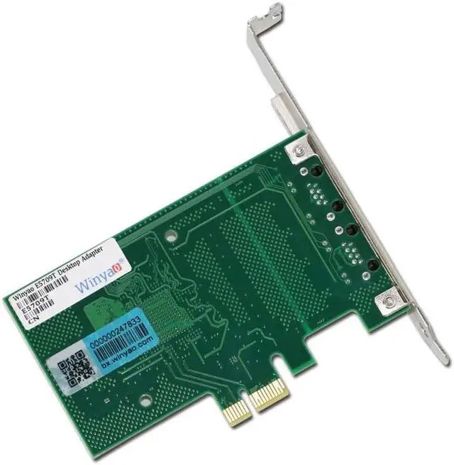 Alt view image 4 of 6 - PC Computer Gigabit Ethernet PCI Express PCI-E Network Controller Card 10/100/1000Mbps RJ45 Lan Adapter Converter ISCSI BCM5709C